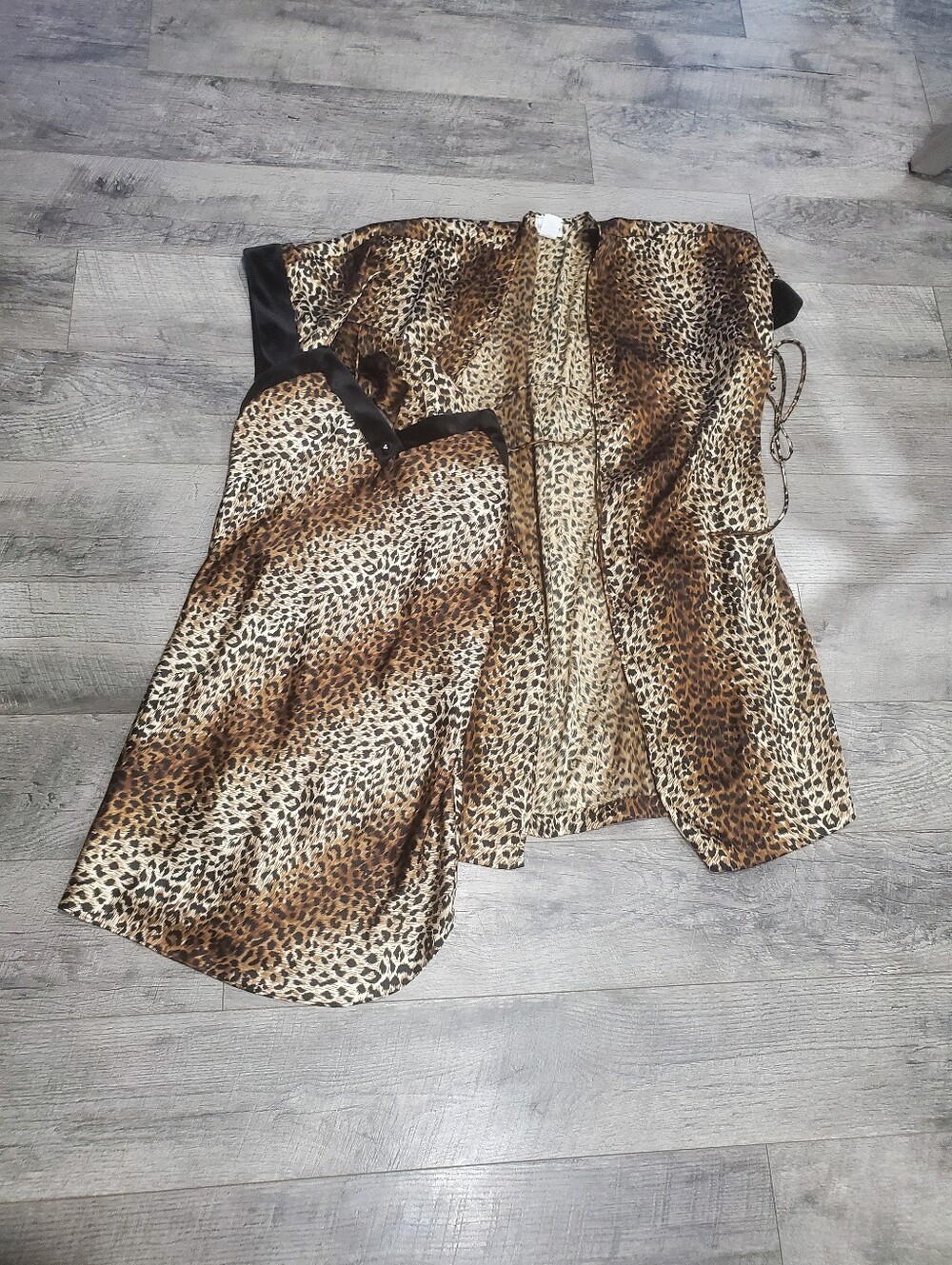 Leopard Delicates Nightgown Lingerie And Robe